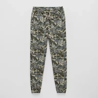 Thereabouts Little & Big Kid Boys Cuffed Regular Fit Fleece Jogger Pant