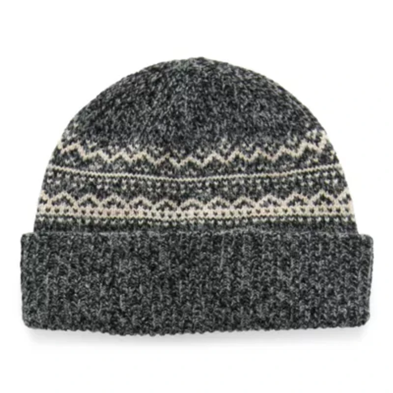 St. John's Bay Brushed Fairisle Mens Beanie