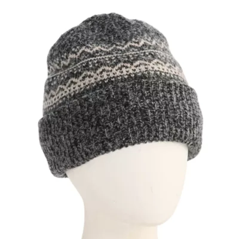 St. John's Bay Brushed Fairisle Mens Beanie