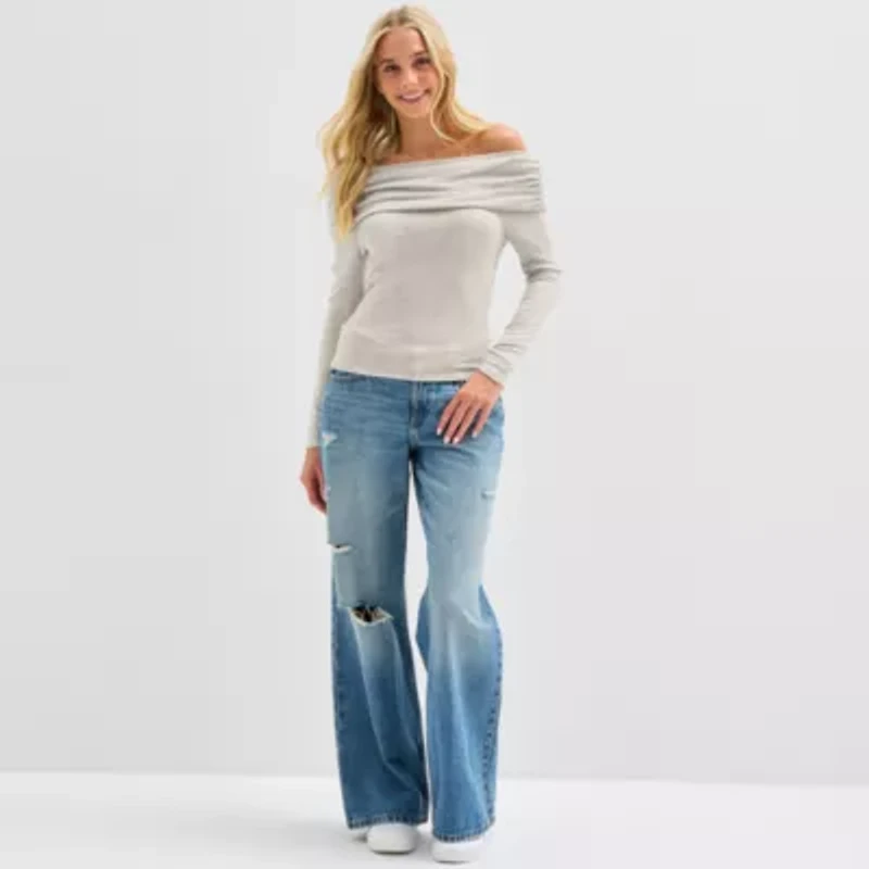 Arizona Over The Shoulder Womens Long Sleeve Juniors T-Shirt