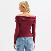 Arizona Over The Shoulder Womens Juniors Long Sleeve T-Shirt