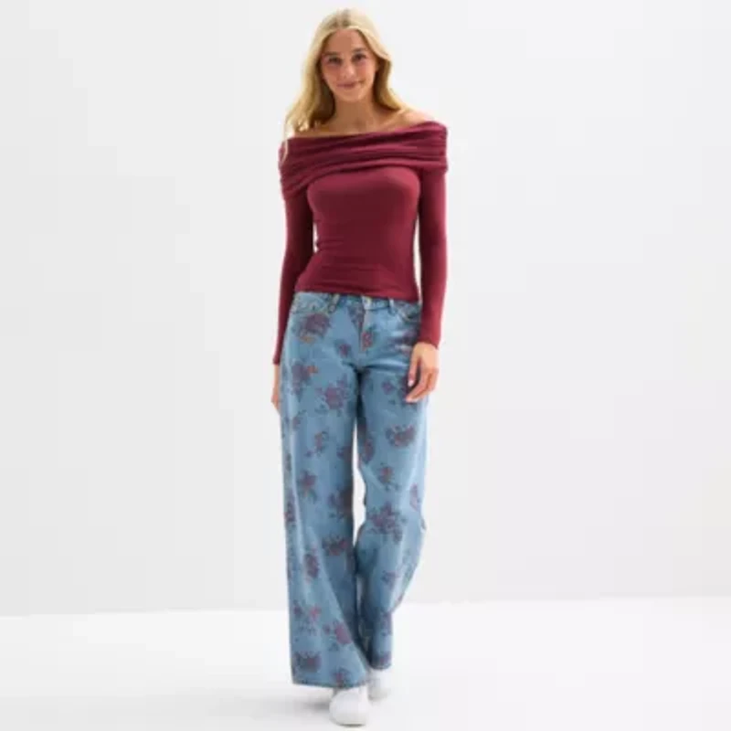 Arizona Over The Shoulder Womens Juniors Long Sleeve T-Shirt