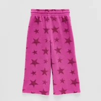 Grayson Little Toddler Girls Mid Rise Wide Leg Drawstring Pant
