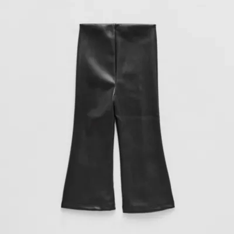 Grayson Little Toddler Girls Mid Rise Flare Regular Fit Pull-On Pant