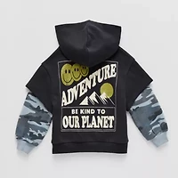 Grayson Little Toddler Boys Long Sleeve Fleece Hoodie