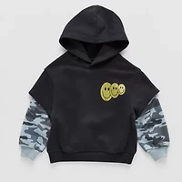 Grayson Little Toddler Boys Long Sleeve Fleece Hoodie