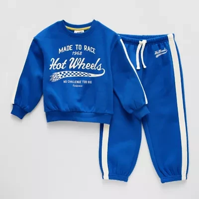 Grayson Little Toddler Boys 2-pc. Hot Wheels Pant Set