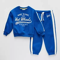 Grayson Little Toddler Boys 2-pc. Hot Wheels Pant Set