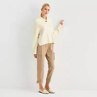 Stylus Womens Long Sleeve  Pullover Sweater