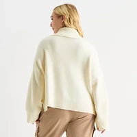 Stylus Plus Womens Long Sleeve Pullover Sweater