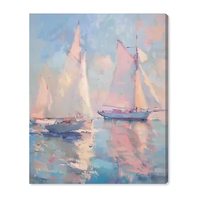 ART REMEDY® "Set Sail" Giclee Nautical And Coastal Canvas Art