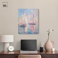 ART REMEDY® "Set Sail" Giclee Nautical And Coastal Canvas Art