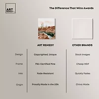 ART REMEDY® "Hot Springs In June" Giclee Nature And Landscape Canvas Art