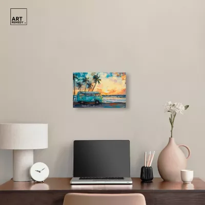 ART REMEDY® Art Remedy "Old School Spring Break" Giclee Canvas Print