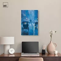 ART REMEDY® "London Nights" Giclee Transportation Canvas Art