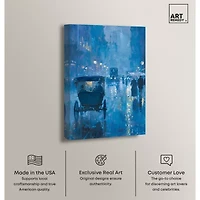ART REMEDY® "London Nights" Giclee Transportation Canvas Art