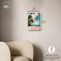 ART REMEDY® "Palms Under The Sun" Giclee Nature And Landscape Canvas Art