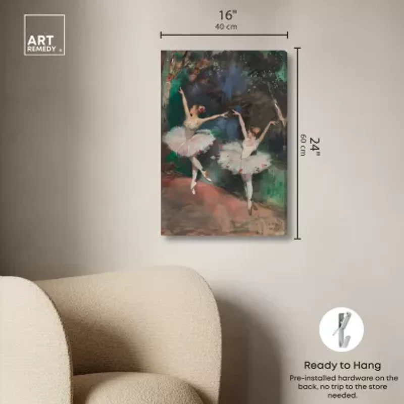 ART REMEDY® "Classical Ballerinas" Giclee Music And Dance Canvas Art