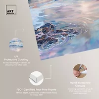ART REMEDY® Art Remedy "Dreamy Shoreline" Giclee Canvas Print, Nature And Landscape Canvas Art