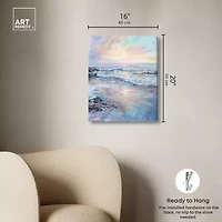 ART REMEDY® Art Remedy "Dreamy Shoreline" Giclee Canvas Print, Nature And Landscape Canvas Art