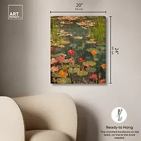 ART REMEDY® "Afternoon Visit" Giclee Nature And Landscape Canvas Art