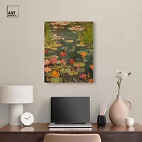 ART REMEDY® "Afternoon Visit" Giclee Nature And Landscape Canvas Art
