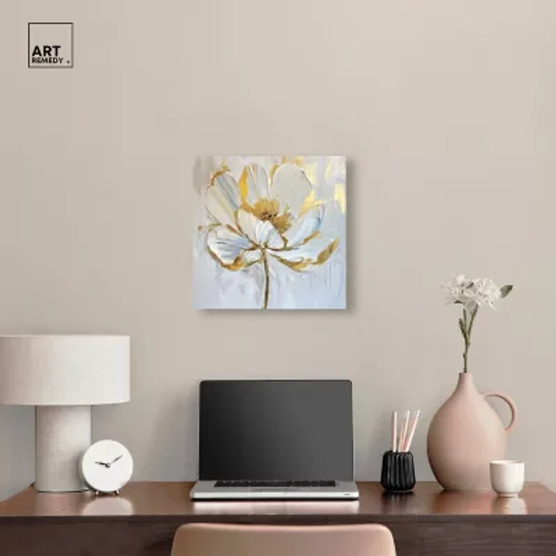 ART REMEDY® "Magnolia Ii" Giclee Floral And Botanical Canvas Art