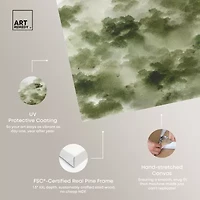 ART REMEDY® Art Remedy "Foggy Rainforest" Giclee Canvas Print, Nature And Landscape Canvas Art
