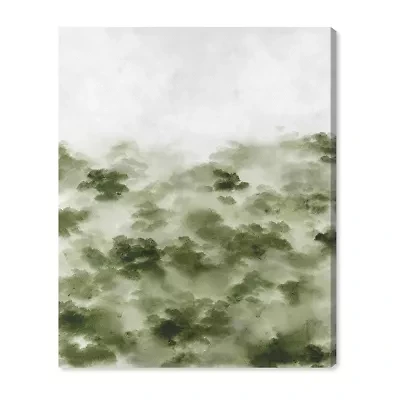 ART REMEDY® Art Remedy "Foggy Rainforest" Giclee Canvas Print, Nature And Landscape Canvas Art