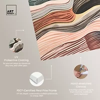 ART REMEDY® Art Remedy "Coyote Tan" Giclee Canvas Print, Abstract Canvas Art