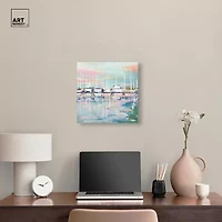 ART REMEDY® "Coastal Dock" Giclee Nautical And Coastal Canvas Art