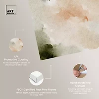 ART REMEDY® Art Remedy "Cotton Balls And Cinnamon" Giclee Canvas Print, Abstract Canvas Art