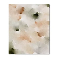 ART REMEDY® Art Remedy "Cotton Balls And Cinnamon" Giclee Canvas Print, Abstract Canvas Art