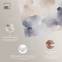 ART REMEDY® Art Remedy "Fluff And Cotton" Giclee Canvas Print, Abstract Canvas Art