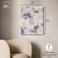 ART REMEDY® Art Remedy "Fluff And Cotton" Giclee Canvas Print, Abstract Canvas Art
