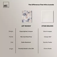 ART REMEDY® Art Remedy "Fluff And Cotton" Giclee Canvas Print, Abstract Canvas Art