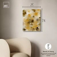 ART REMEDY® Art Remedy "Granola Chocolate Chips" Giclee Canvas Print, Abstract Canvas Art