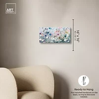 ART REMEDY® "Blue Forest Ii" Giclee Floral And Botanical Canvas Art