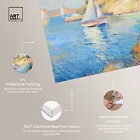 ART REMEDY® Art Remedy "Sail Off In The Morning" Giclee Canvas Print, Transportation Canvas Art