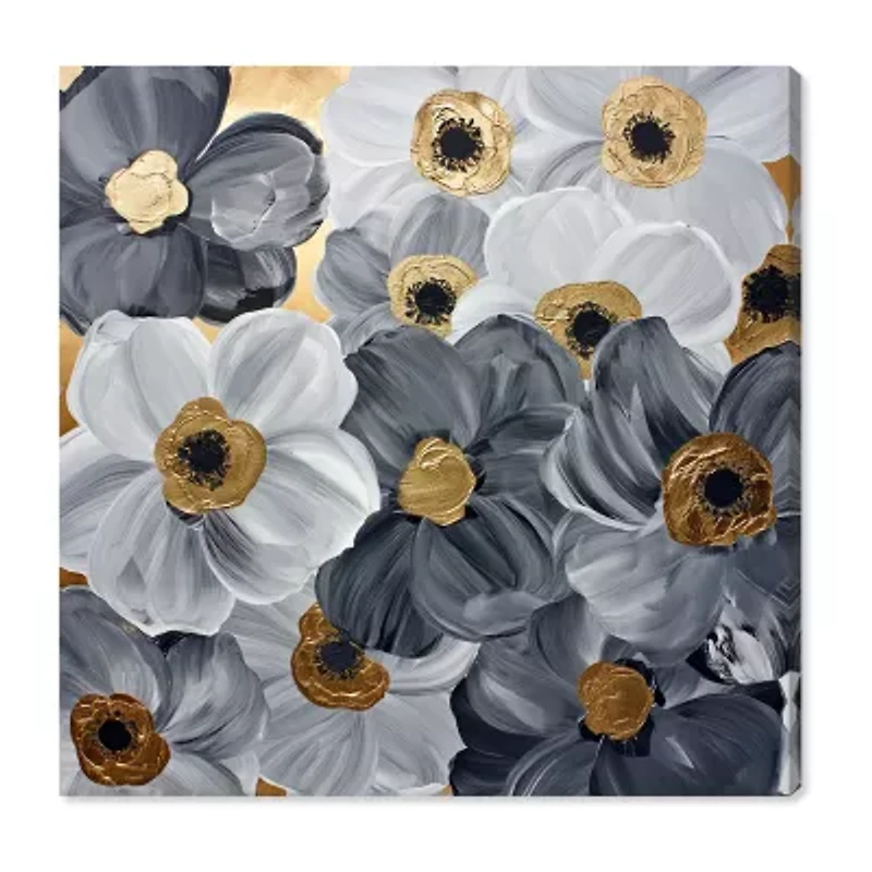 ART REMEDY® "Fields And Fields" Giclee Floral And Botanical Canvas Art