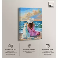 ART REMEDY® Art Remedy "Girl And Her Best Friend" Giclee Canvas Print