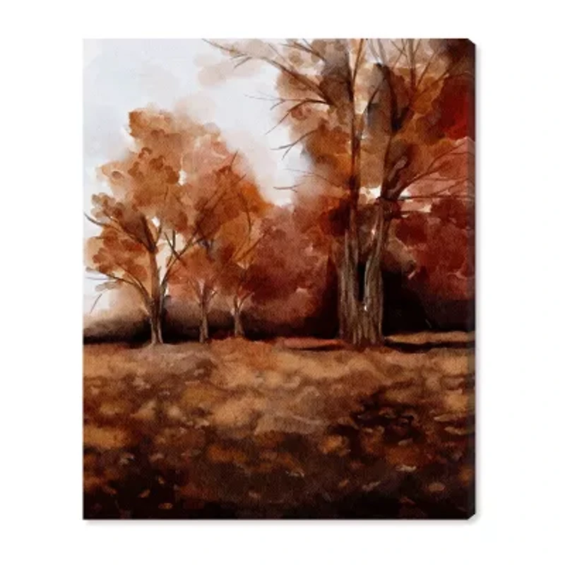 ART REMEDY® "November Landscape" Giclee Nature And Landscape Canvas Art