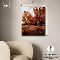 ART REMEDY® "November Landscape" Giclee Nature And Landscape Canvas Art