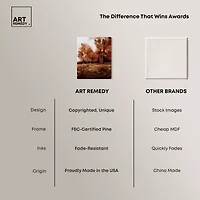 ART REMEDY® "November Landscape" Giclee Nature And Landscape Canvas Art