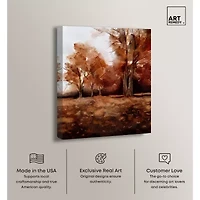 ART REMEDY® "November Landscape" Giclee Nature And Landscape Canvas Art
