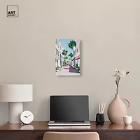ART REMEDY® "Down The Avenue" Giclee Cities And Skylines Canvas Art