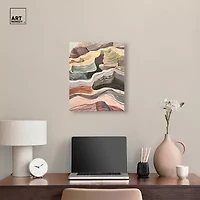 ART REMEDY® "Coyote Tan" Giclee Abstract Canvas Art