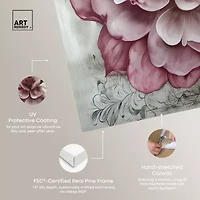 ART REMEDY® "Darla" Giclee Floral And Botanical Canvas Art