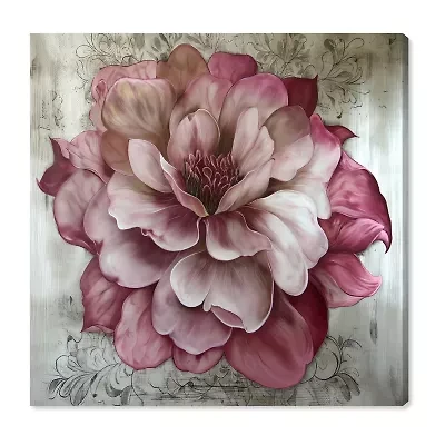 ART REMEDY® "Darla" Giclee Floral And Botanical Canvas Art