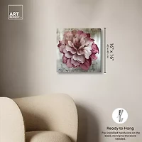 ART REMEDY® "Darla" Giclee Floral And Botanical Canvas Art